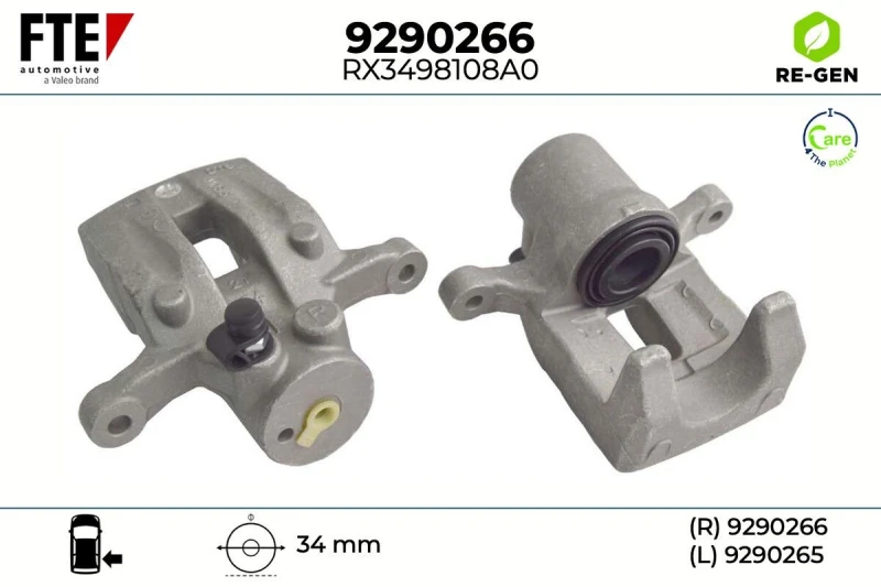 Image of Brake caliper FTE 9290266