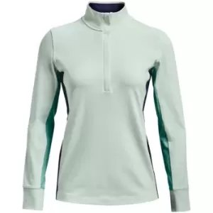 Image of Under Armour Storm Midlayer Zip Top Womens - Green