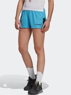 Image of adidas Terrex Trail Running Shorts, Black Size M Women