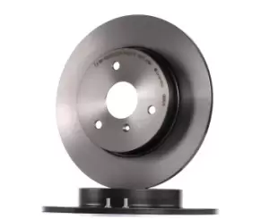 Image of PAIR PAINTED BREMBO BRAKE DISCS 08.8163.11