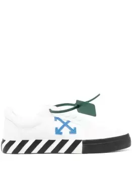 Image of OFF-WHITE Vulcanized Low Top Sneakers White/Blue