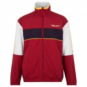 image of Perry Ellis Track Jacket - Burgundy