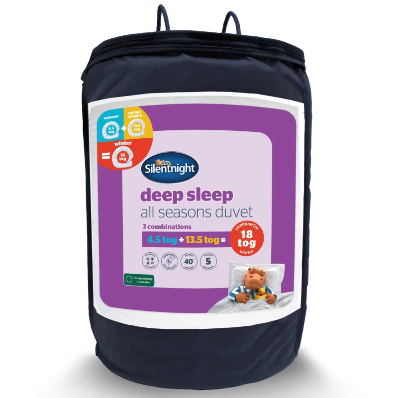 Image of Silentnight All Seasons Duvet No Colour unisex Double