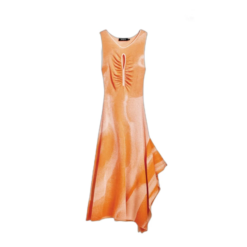 Image of Desigual Womens dress Desigual Tallin Orange Female L