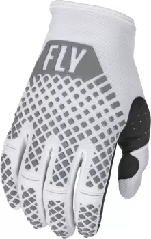 Image of FLY Racing Kinetic Gloves White 2XL