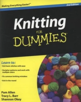 Image of Knitting for Dummies by Pam Allen Paperback