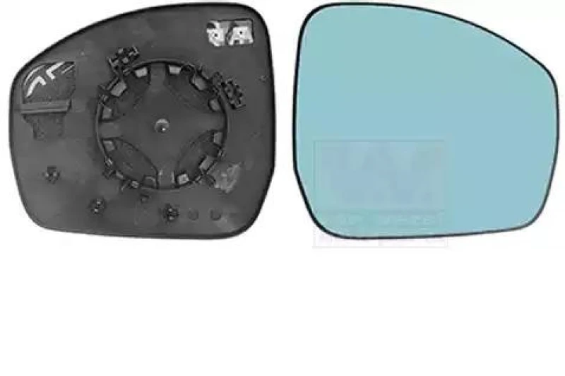 Image of VAN WEZEL 0246838 Wing Mirror Glass * HAGUS * Right Mirror Glass,outside mirror (1914)