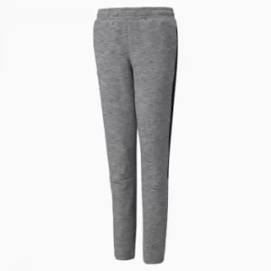 Image of PUMA Evostripe Youth Pants, Medium Grey Heather, size 7-8 Youth, Clothing