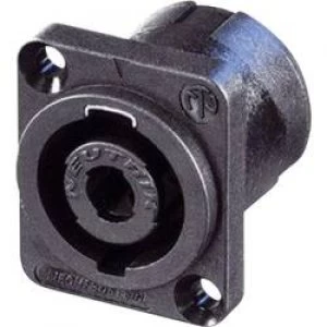 Image of Audio jack Sleeve socket straight pins Number of pins 4 Black Blue Neutrik NL4MP