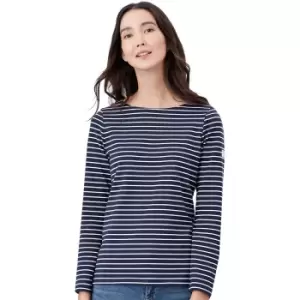Image of Joules Womens Harbour Classic Boat Neck Long Sleeve Top UK 12- Bust 37' (94cm)