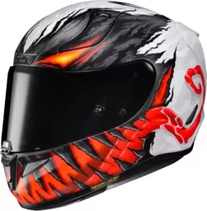 Image of HJC RPHA 11 Anti Venom Marvel Helmet, black-white-red, Size 2XL, black-white-red, Size 2XL