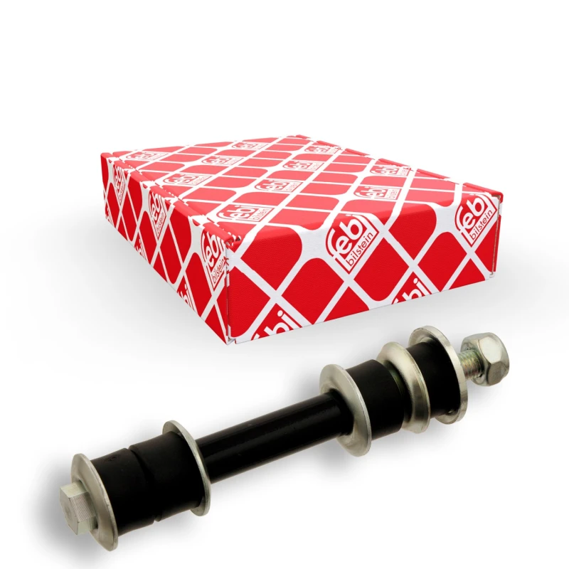 Image of FEBI BILSTEIN 34630 Anti-roll bar link OE Turbo NEW, Rear Axle Right, with fastening/mounting material Steel Link Stabiliser (3229)