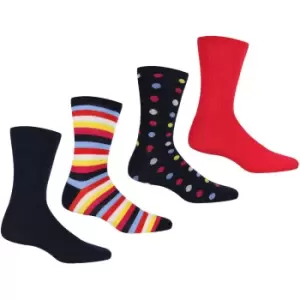 Image of Regatta Womens 4Pk Lifestyle Comfort Walking Socks UK Size 3-5