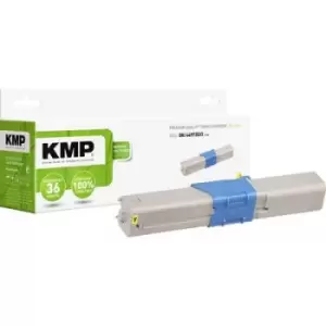 Image of KMP Toner cartridge replaced OKI 44973533 Compatible Yellow 1500 Sides O-T39