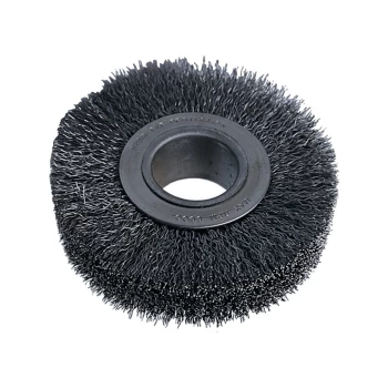 Image of Industrial Rotary Wire Brush - Crimped - 30 SWG - 100 X 20 X 30MM