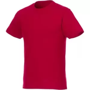 Image of Elevate Mens Jade Short Sleeve Recycled T-Shirt (L) (Red)
