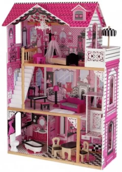 image of Amelia Dolls House Plus 14 Pieces of Furniture