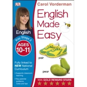 Image of English Made Easy Ages 10-11 Key Stage 2 by Carol Vorderman (Paperback, 2014)