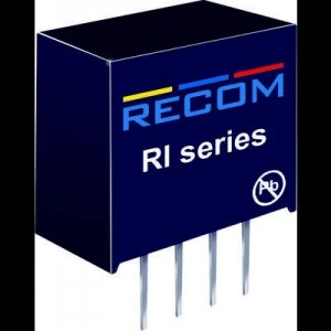 image of RECOM RI 0505SP DCDC converter print 5 Vdc 5 Vdc 400 mA 2 W No. of outputs 1 x