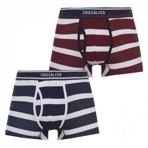Image of SoulCal Block Stripe Trunks - Navy/White/Burg