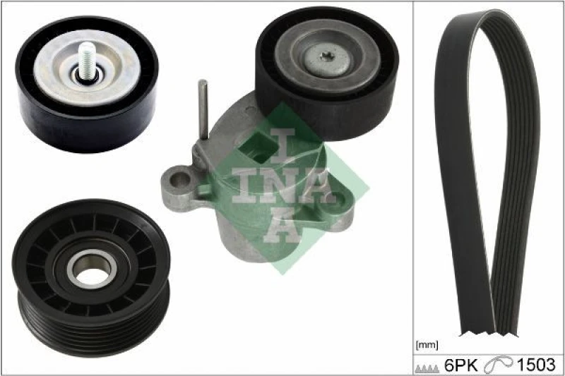 Image of V-Ribbed Belt Set INA 529 0337 10
