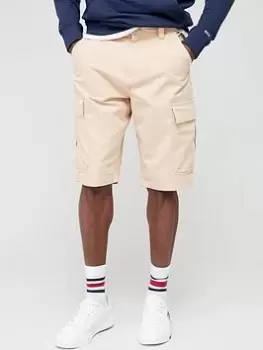 Image of Tommy Jeans Aiden Baggy Cargo Short, Natural, Size 38, Men
