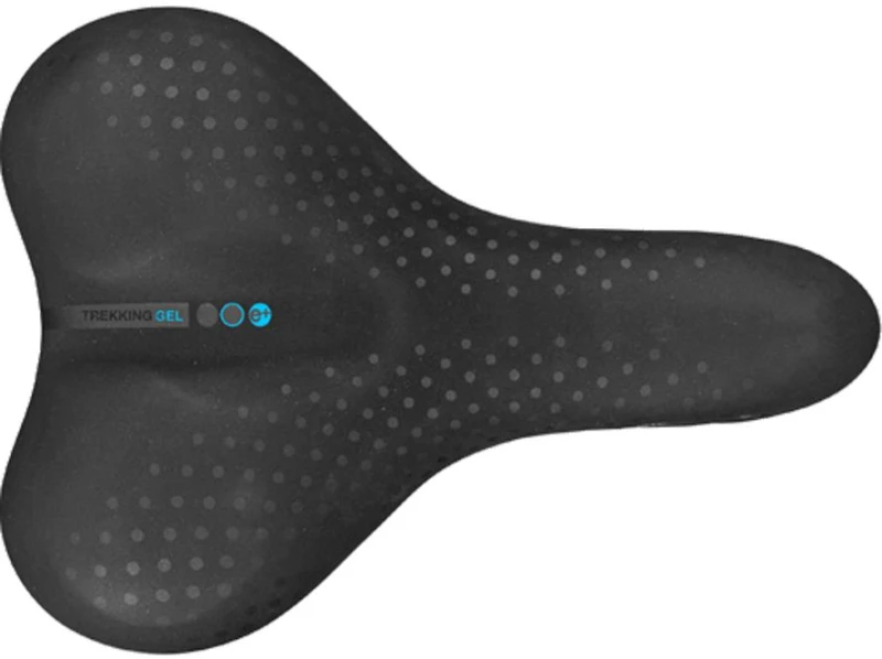 Image of Selle San Marco Bioaktive Trekking Gel Saddle L BLACK - Cycles UK