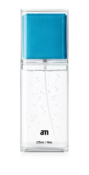 Image of am Screen Cleaner and Microbfibre Cloth Giant Blue 175ml