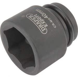 Image of Draper Expert 3/4" Drive Hexagon Impact Socket Metric 3/4" 40mm