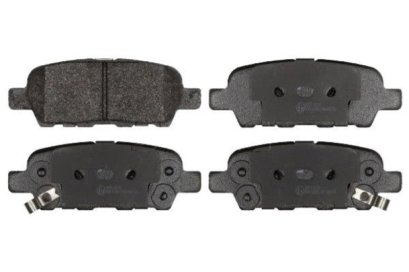 Image of SWAG 60 11 6198 Brake pad set Rear Axle, with acoustic wear warning Brake Pad Set,disc brake (402)