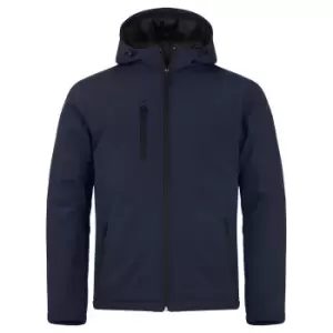 Image of Clique Mens Padded Soft Shell Jacket (XS) (Dark Navy)