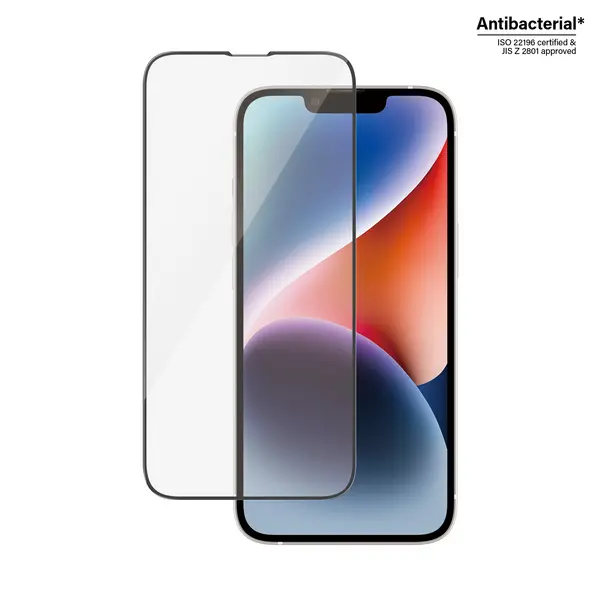 Image of iPhone 13/13 Pro/14 PanzerGlass UltraWide Fit EasyAligner Screen Protector - Black Edge