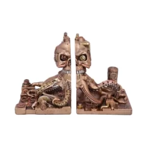 Bronze Steampunk Octonium Bookends