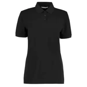 Image of Kustom Kit Ladies Klassic Superwash Short Sleeve Polo Shirt (10) (Black)