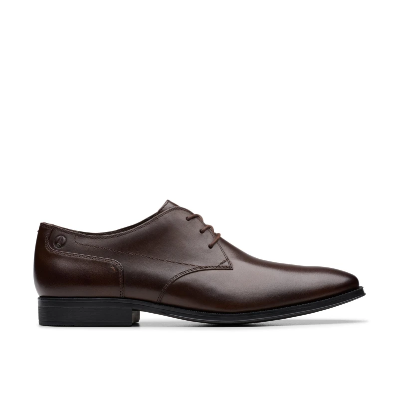 Image of Clarks Clarks Men Paulton Lace Brown Lace Up,Derby Shoes Size: 7-Standard Fit Brown 7-Standard Fit Male 5063421483413