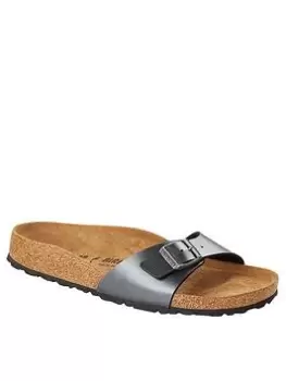 Image of Birkenstock Madrid Flat Sandals - Black, Size 3, Women