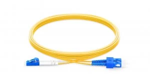 image of Fiber Duplex Patch Cord Os2 9/125 Lszh Sc/sc- 10 M