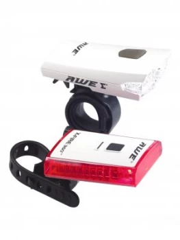 Image of Awe X-Fire 360 Rechargeable LED Front And Rear Light Set