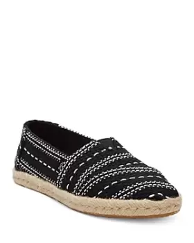 image of Toms Womens Alpargata Almond Toe Espadrille Loafers