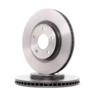 Image of PAIR PAINTED BREMBO BRAKE DISC 09.A716.11