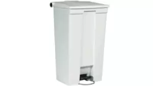 Image of Rubbermaid Commercial Products Legacy Step-On 87L White Pedal Plastic Waste Bin