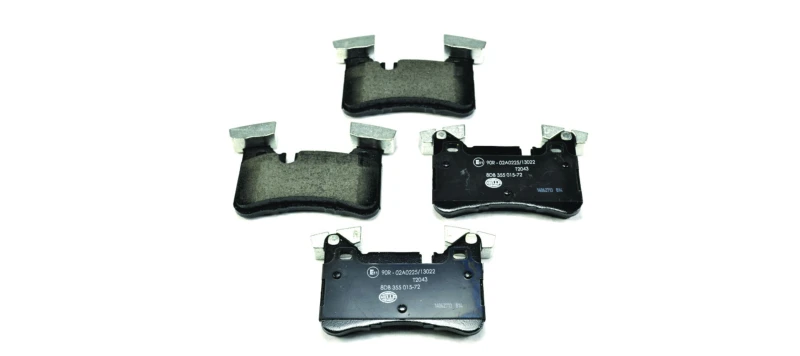 Image of HELLA Brake pad set HELLA 8DB 355 015-721