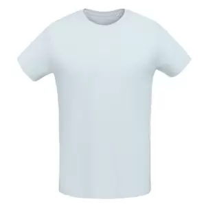Image of SOLS Mens Martin T-Shirt (3XL) (Creamy Blue)