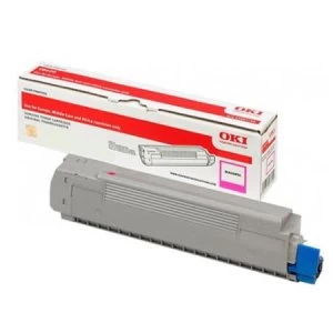 image of OKI 46507614 Magenta Laser Toner Ink Cartridge