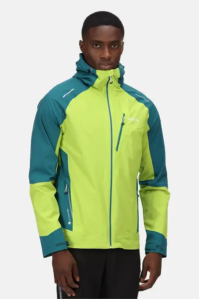 Image of Regatta Highton Pro' Isotex Stretch 15000 Waterproof Hiking Jacket Lime