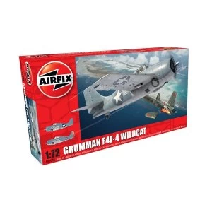 Image of Grumman F4F-4 Wildcat 1:72 Series 2 Air Fix Model Kit