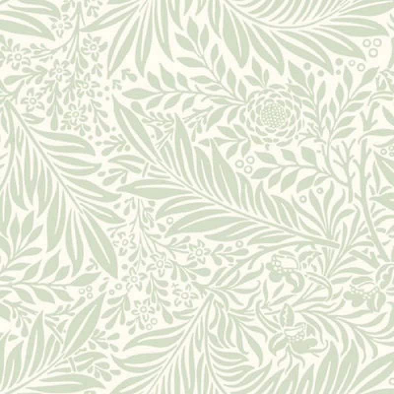 Image of Hoopla Walls Leaf Vine Sage Wallpaper
