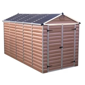 Image of Palram SkyLight Shed 6 x 12 - Amber