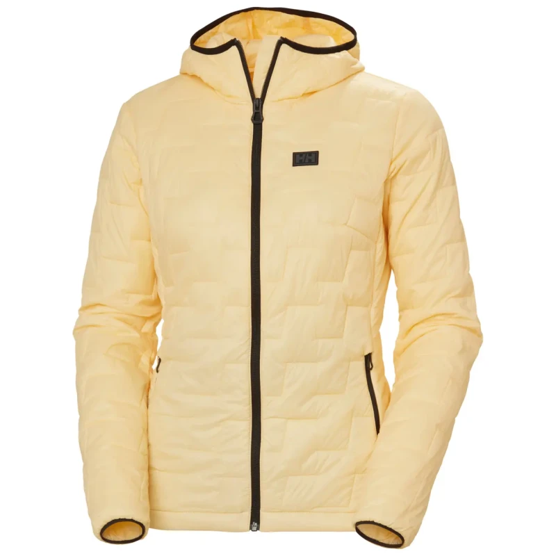 Image of Helly Hansen Womens insulated hooded waterproof jacket Helly Hansen Lifaloft Jaune Female L