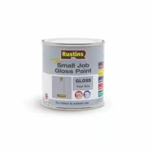 image of Rustins Quick Dry Small Job Pearl Grey Gloss 250ml